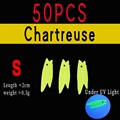 50pcs S Chartreuse
