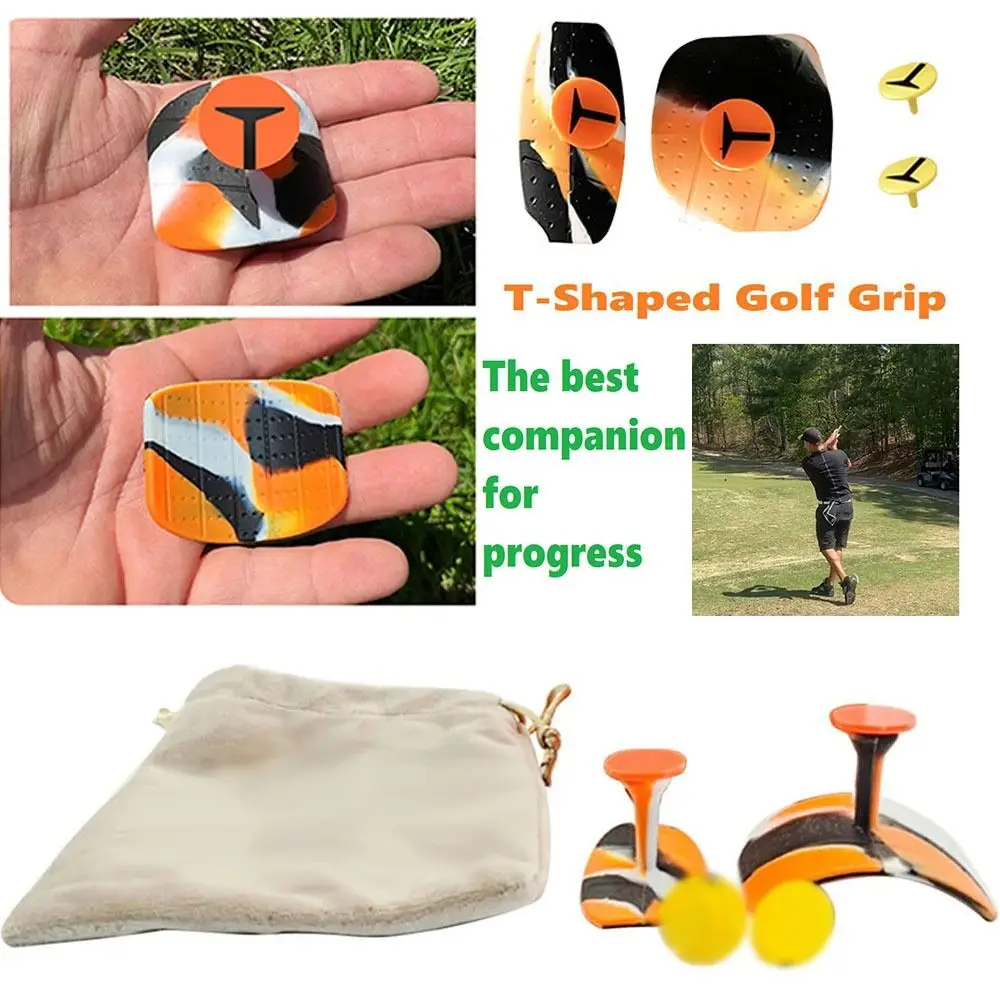 Nuevo entrenador de agarre de Golf con agarre en T, antideslizante, presión de agarre reducida, almohadilla de agarre para palos de Golf, pegatina de agarre de Golf, accesorios de Golf - imagen 3