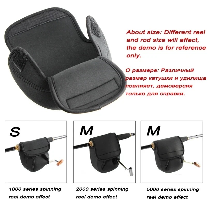 Bolsa de Pesca giratoria, bolsa de carretes de Pesca S/M/L Olta, funda protectora de carrete de neopreno, aparejos de Pesca al aire libre - imagen 3