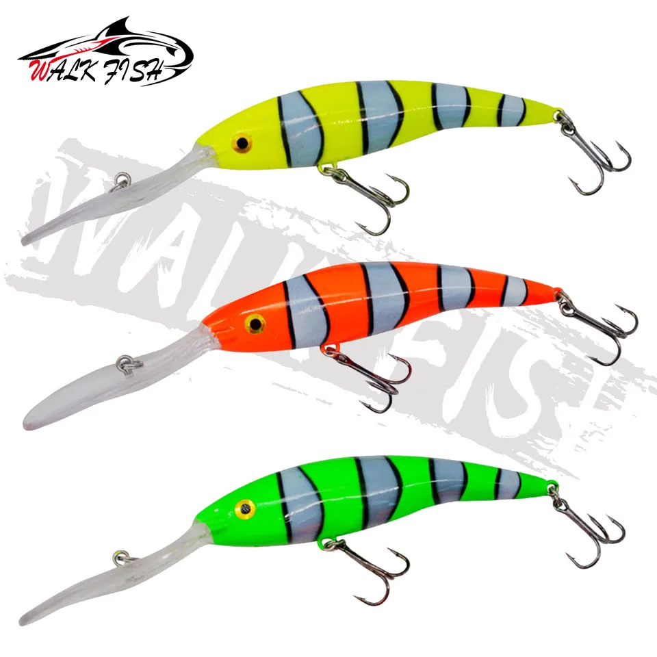 WALK FISH-señuelo de Pesca de pececillos, cebo Artificial duro, Wobbler, 13,5 cm, 14g, 1 piezas - imagen 3