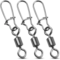 Broches giratorios Duo barril rodante – Acero inoxidable cierre seguridad