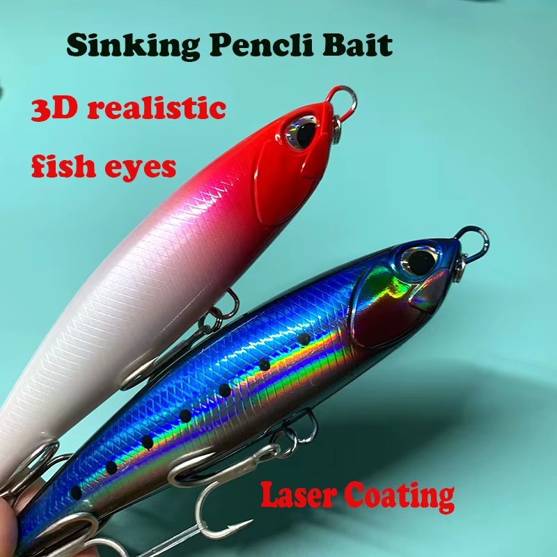 Stickbait Testar 150mm 65g – Hundimiento pesado para GT y trolling - imagen 4