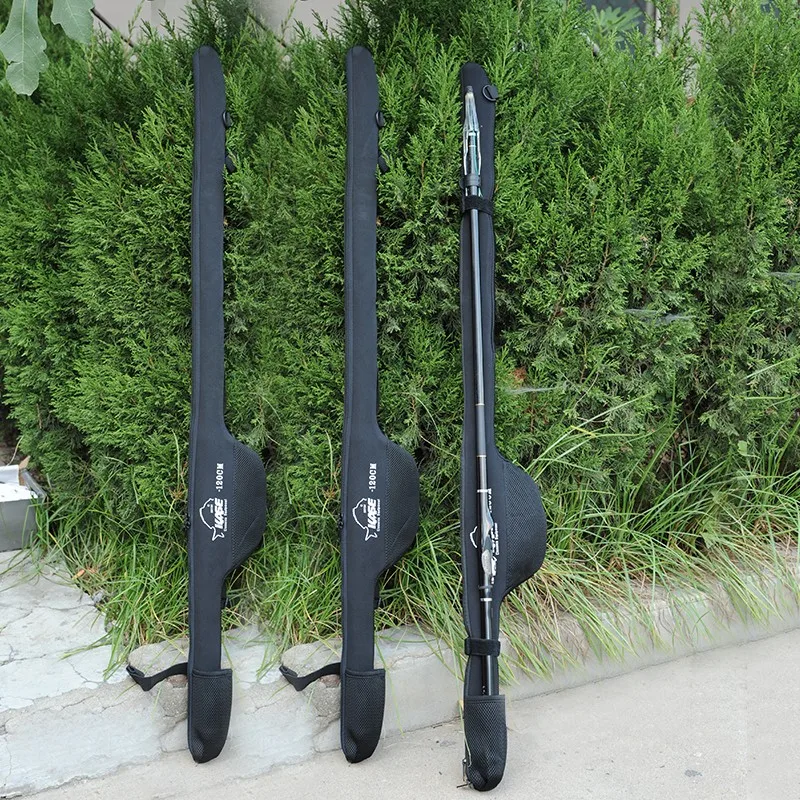 Bolsa de almacenamiento de nailon para caña de pescar, bolsa portátil plegable para caña de pescar en roca, 115/120/125/130/135 cm, A263 - imagen 4