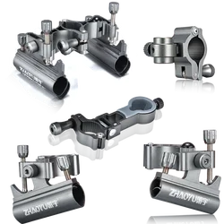 Accesorios para sillas de pesca, aleación de aluminio y magnesio, jaula para peces de torreta, rejilla para señuelos de peces, soporte de luz, adecuado para la mayoría de los captadores de pesca