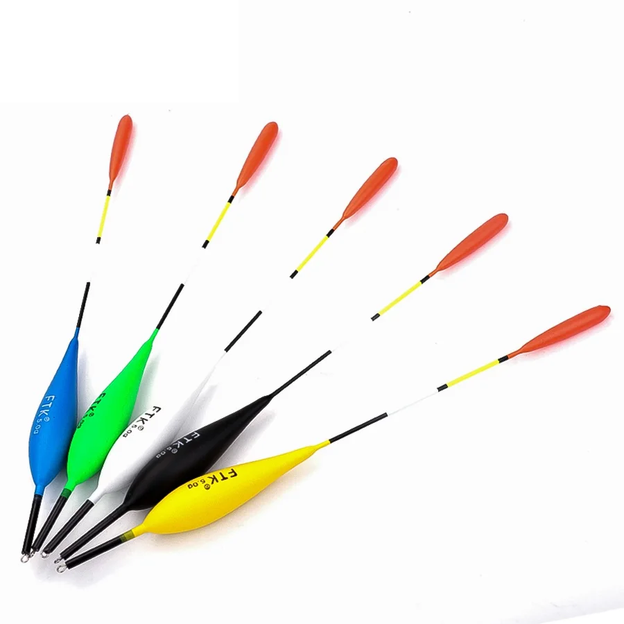 Boya Vertical de pesca de abeto, aparejos de pesca de carpa, 2g, 3g, 4g, 5g, Barguzinsky, longitud del flotador 18cm-22,5 cm, 10 unids/lote por paquete - imagen 3
