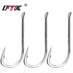 Anzuelos Jig Head redondos FTK – Bronce carbono #1-#11 carpa
