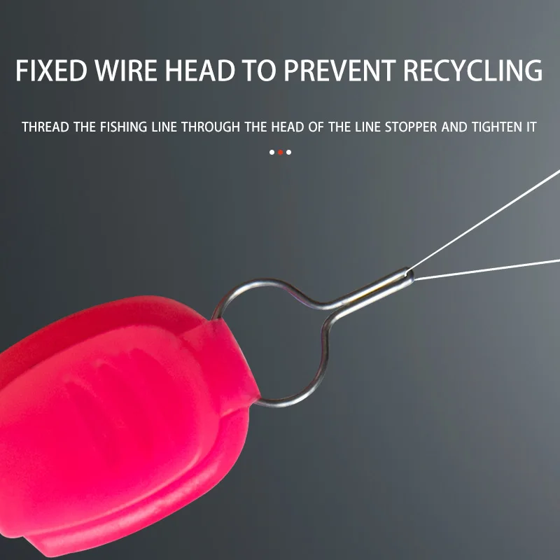 Soporte para sedal de pesca, carrete de cebo, soporte para sedal de pesca, Clip, tapón de hebilla, equipo de pesca, 10 Uds., 10 colores - imagen 4