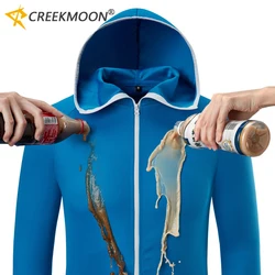 Chaqueta de pesca hidrofóbica con capucha – Tecnología seda fría hombre