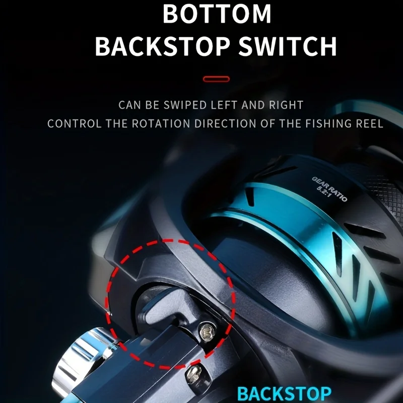 Serie DK, relación de engranaje 4,8:1/5, 2:1, arrastre máximo de 22 libras, carrete de Metal CNC, carrete de pesca giratorio, para agua dulce y salada - imagen 5