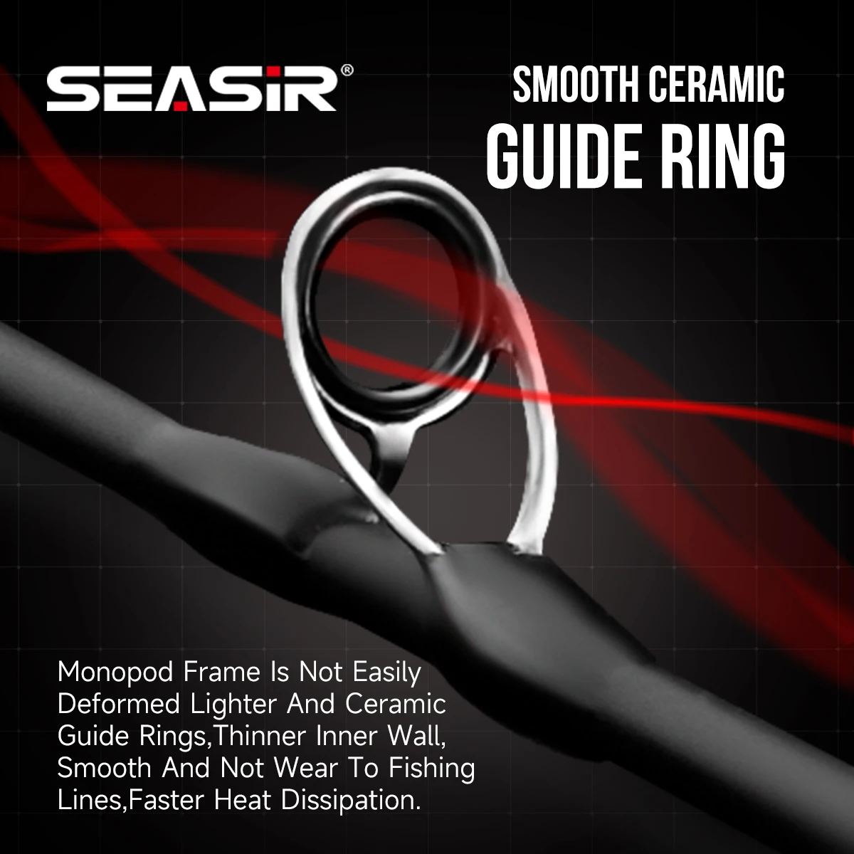 Caña BFS Seasir Zero – Ultraligera fibra de carbono para río - imagen 5
