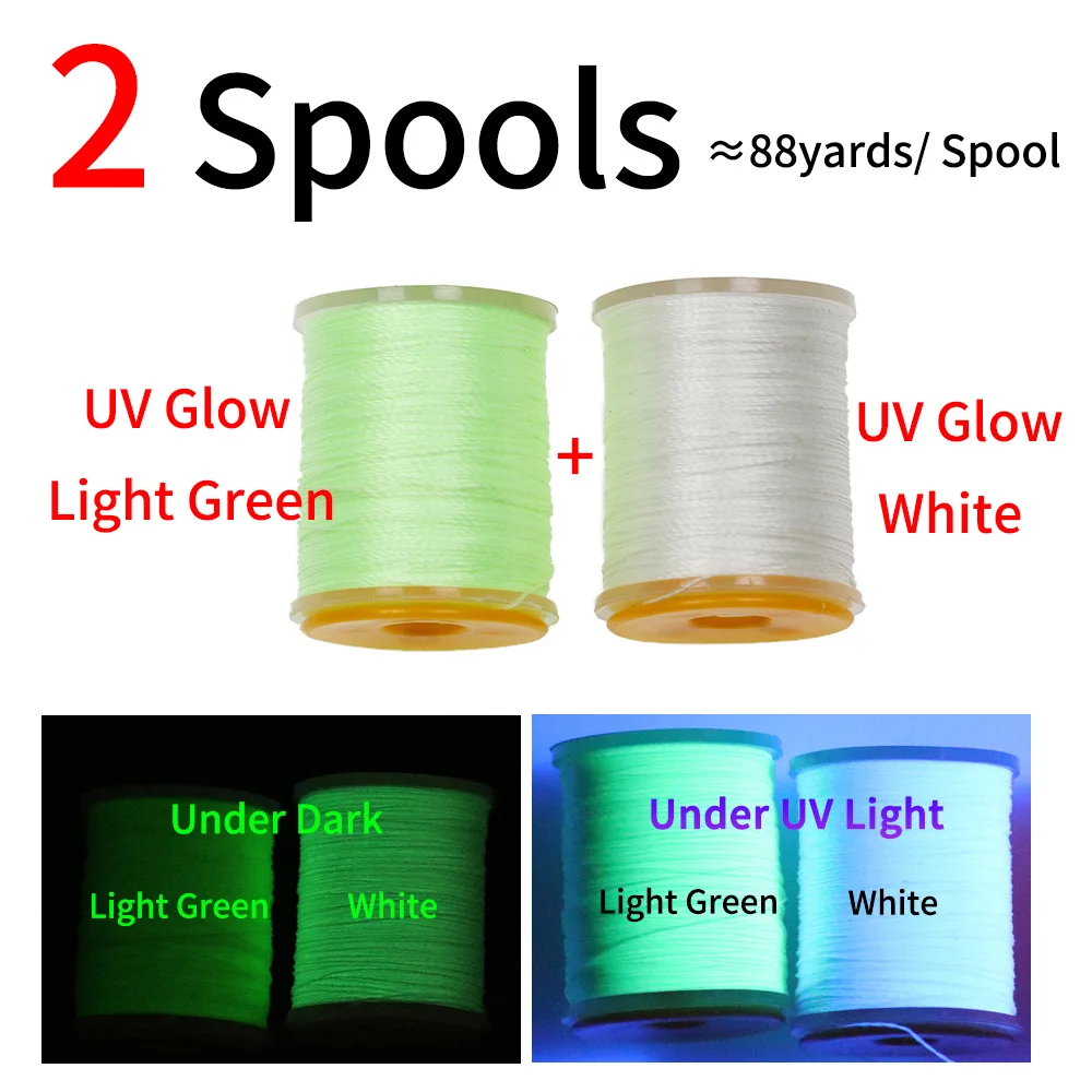 2pcs white and green