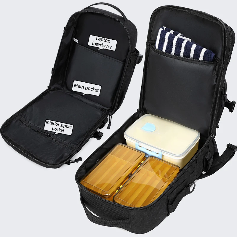 Mochila táctica de pesca con soportes para cañas, bolsa de pecho para viajes al aire libre, escalada, senderismo, ciclismo, señuelo Molle, mochila grande para acampar - imagen 4