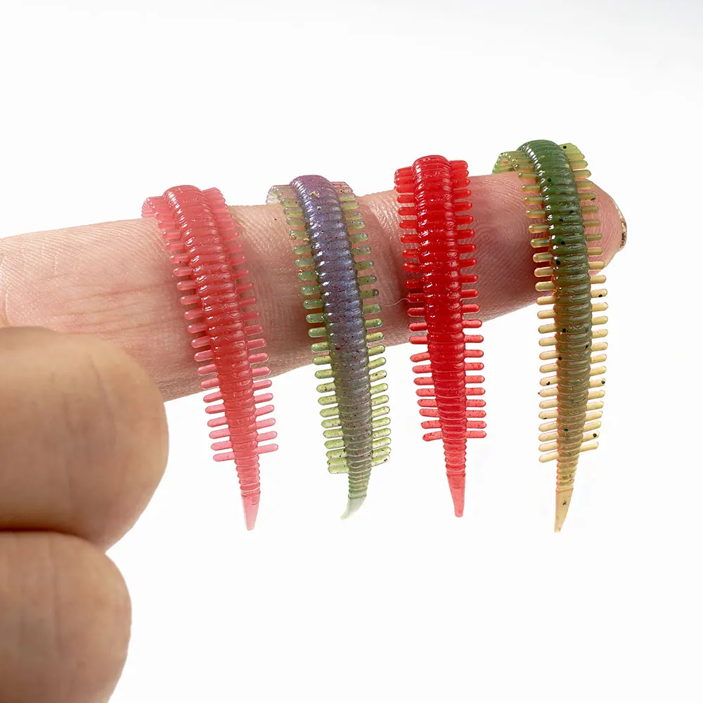 Gusanos de Vinilo Sunmile – Señuelos Blandos para Pesca en Agua Salada - imagen 4