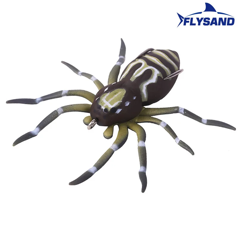 Cebo Araña FLYSAND - Vista principal del señuelo realista