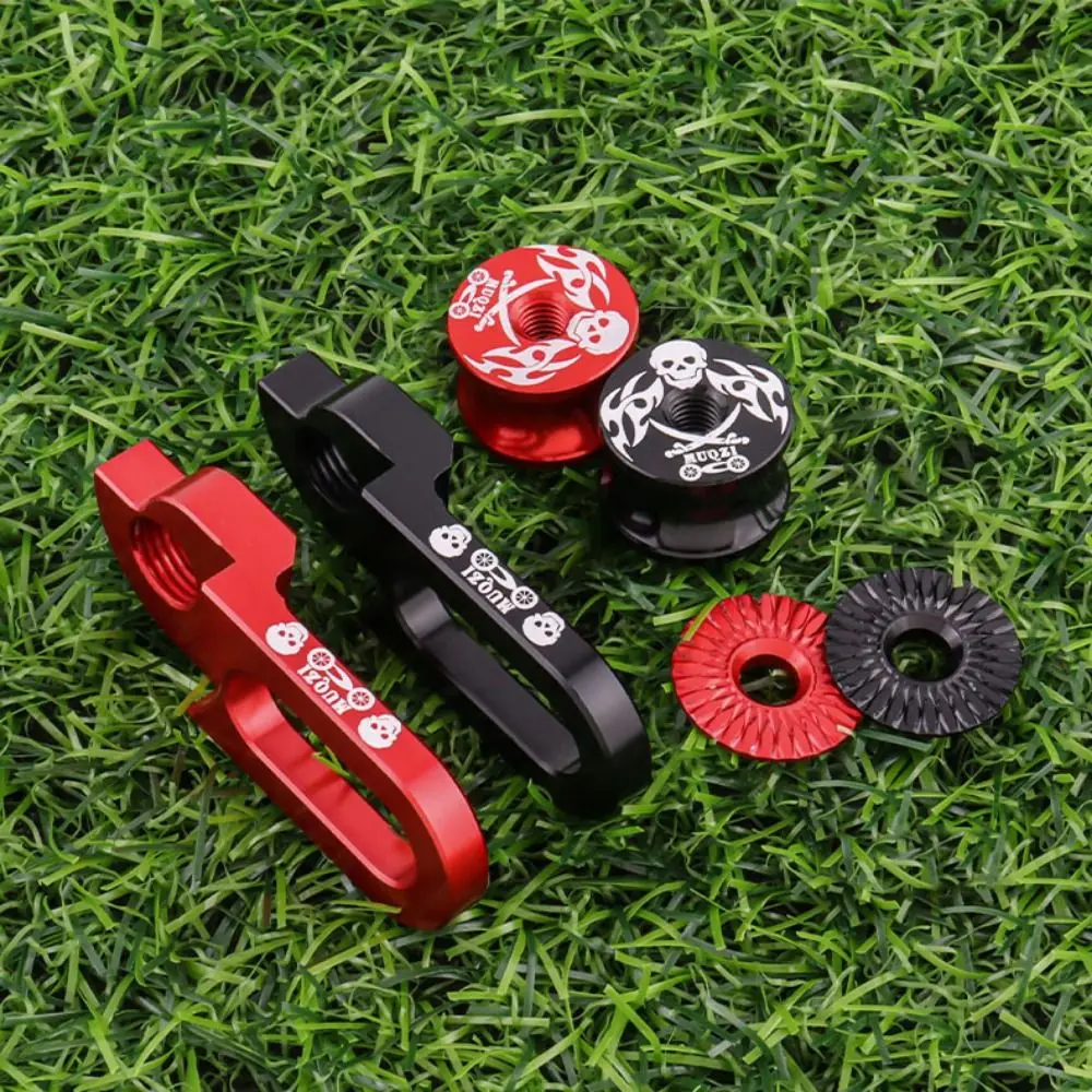 Extensor de suspensión de desviador trasero de bicicleta, Diseño de junta antideslizante, no se oxida, extensión de suspensión de marco de bicicleta de Metal ajustable - imagen 4