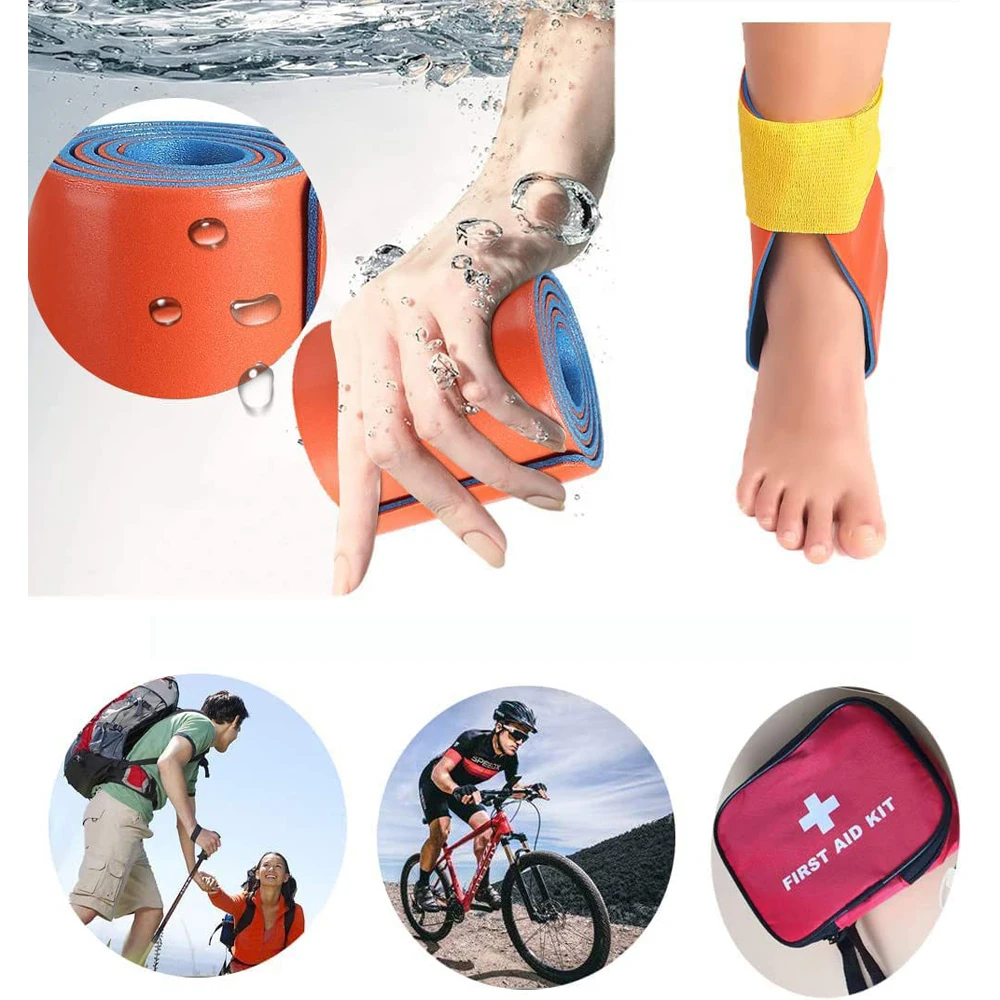 Rollo de férula médica para supervivencia en emergencias, fracturas de primeros auxilios fijas para cuello, piernas, soportes para brazos y rescate de mascotas - imagen 3