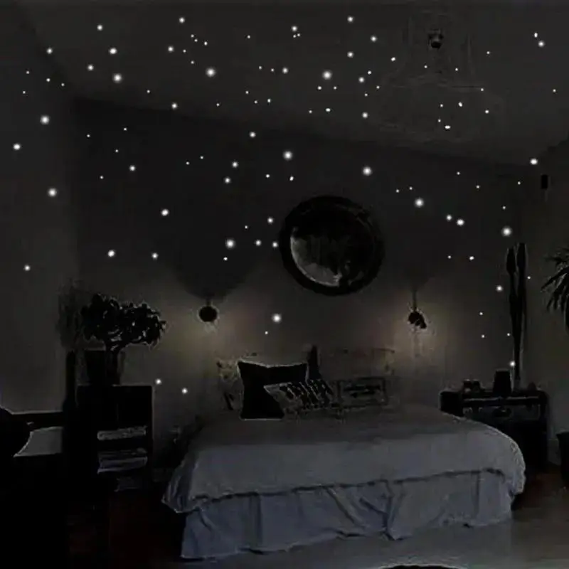 Adhesivos luminosos fluorescentes cielo estrellado para pared - imagen 5