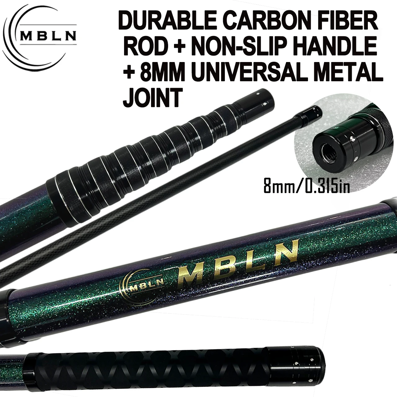 Salabre telescópico carbono – Cabezal 50cm con cambio de color solar - imagen 3
