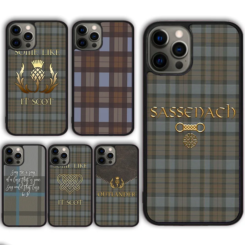 Outlander Fraser funda iPhone 15/16/14 Plus tartán Sassenach - imagen 4