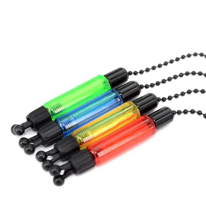 Alarma de pesca Swinger de cadena de acero, conjunto de aluminio, indicador de pesca de carpa, alarma de mordida de 4 colores, herramientas de pesca, nuevo, 2022 - imagen 4