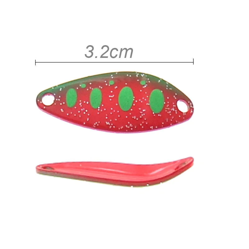 HISTOLURE-señuelo de cuchara de Pesca de trucha en t, 3,2g/32mm, Señuelos de Metal de cobre, cebos duros, SpinnerBaits, Pesca Artificial - imagen 2