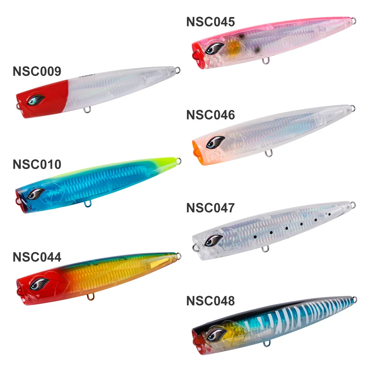 Señuelo de pesca Noeby Popper, 165mm, 68g, Topwater Walker, Jerkbait giratorio, 4 ganchos, cebo duro Artificial, juego grande, Señuelos de pesca de atún - imagen 3