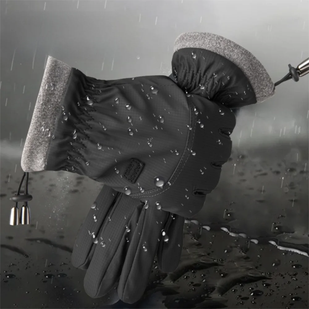Guantes impermeables con pantalla táctil para pesca de invierno - imagen 3