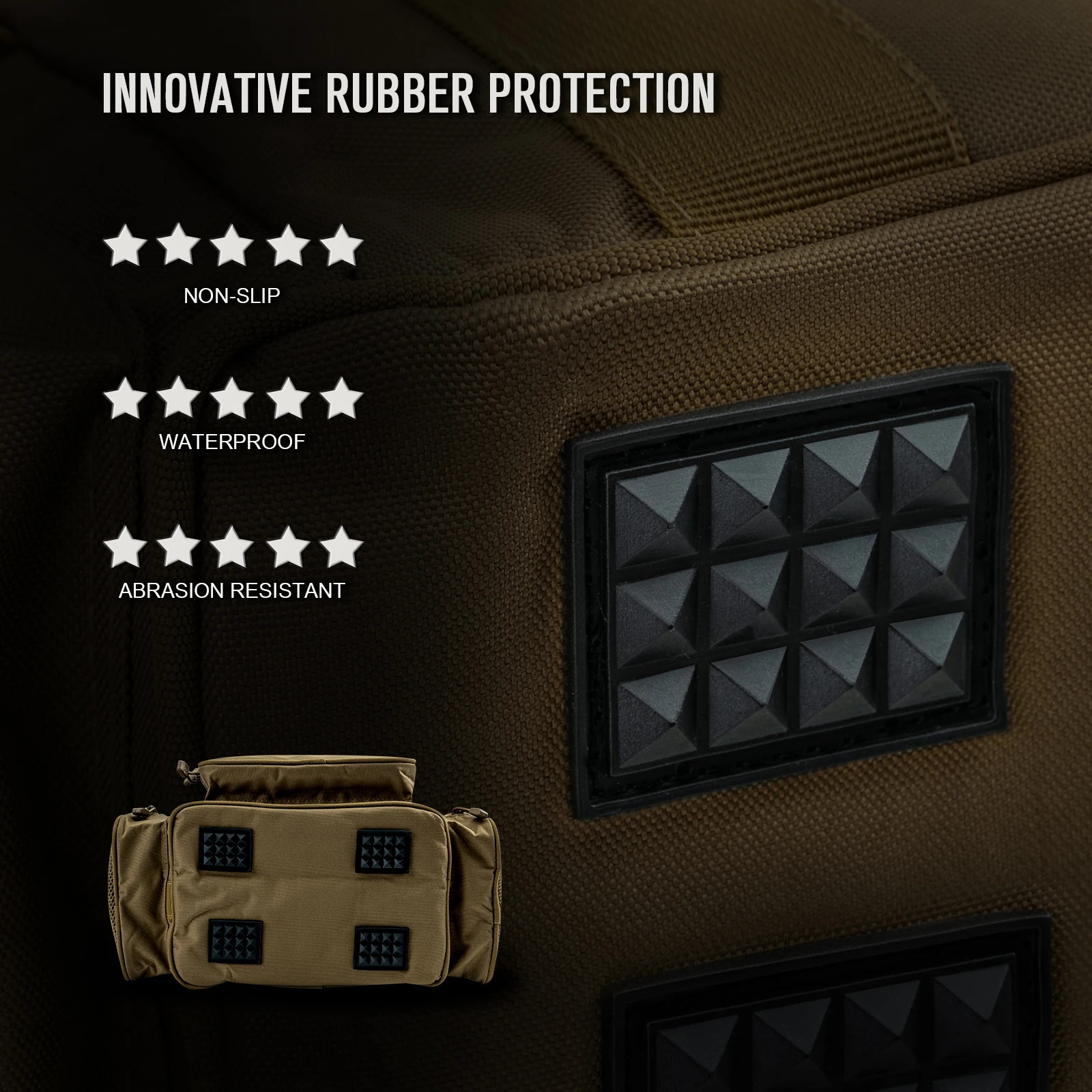 Goture 38*23*19cm nueva bolsa de pesca impermeable multifunción de gran capacidad bolsa de cintura para aparejos almacenamiento de utilidad bolsa de Señuelos de Pesca - imagen 5