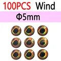 5mm Wind 100pcs