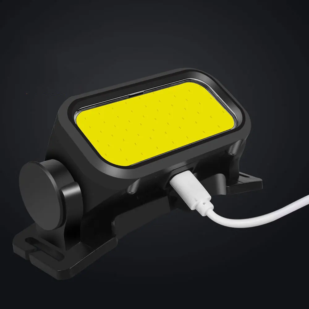 Linterna de cabeza LED roja Potente portátil, faro recargable por USB, batería integrada, resistente al agua, blanca, Flash - imagen 4