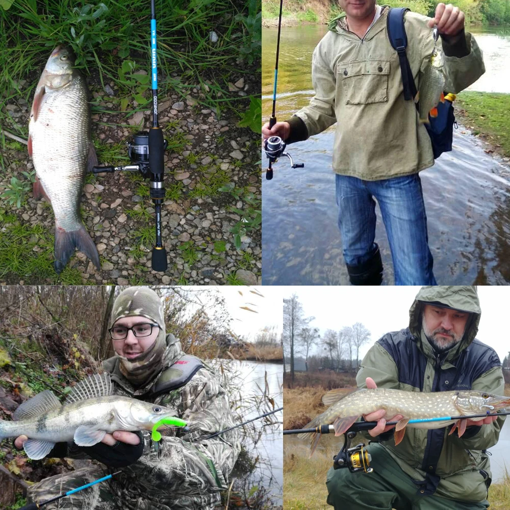 Caña de AJING ultraligera y vívida, de acción rápida, 1,92 m, 2,1 m, 2 segundos, señuelo de ROCKFISH, caña de pescar giratoria UL/L M/ML, 2 puntas - imagen 4