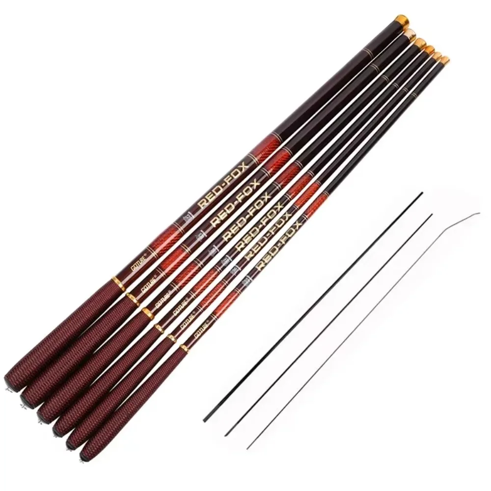Goture RED FOX Caña Tenkara Telescópica Ultraligera Carbono