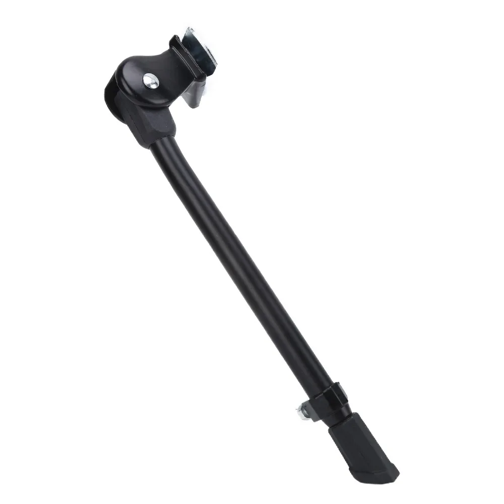 Soporte de bicicleta ajustable, aleación de aluminio, soporte lateral trasero estable para bicicleta, soporte central para rueda de 24-27 pulgadas