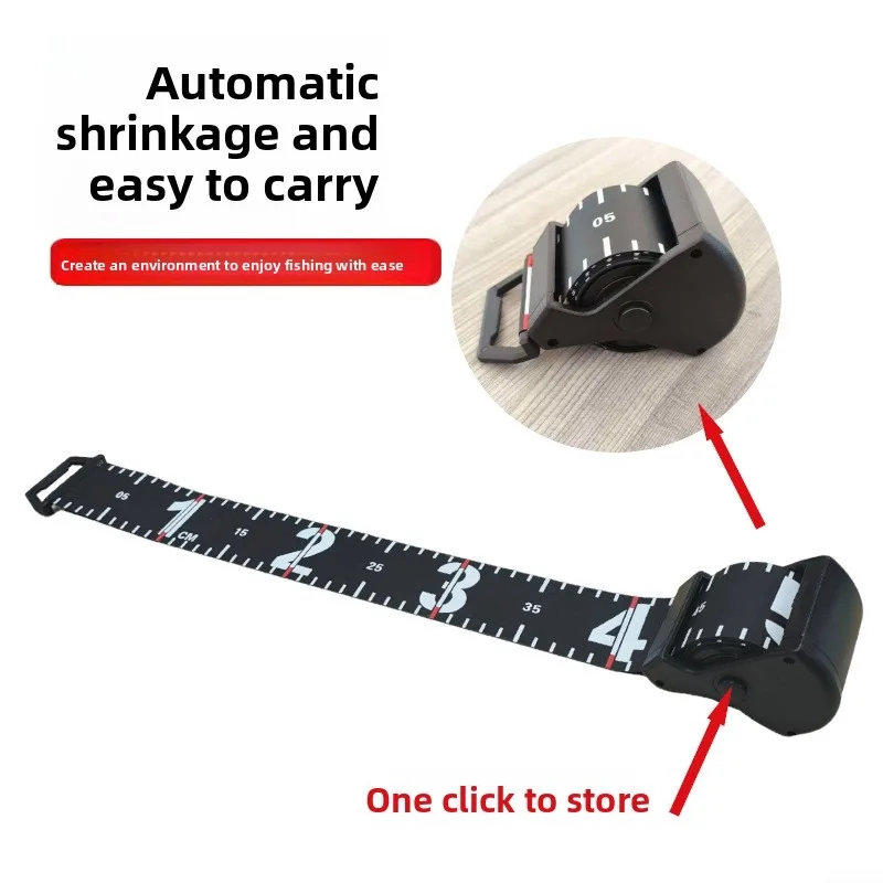 Cinta Métrica para Medir Peces - PVC Portátil Ajuste Automático - imagen 2
