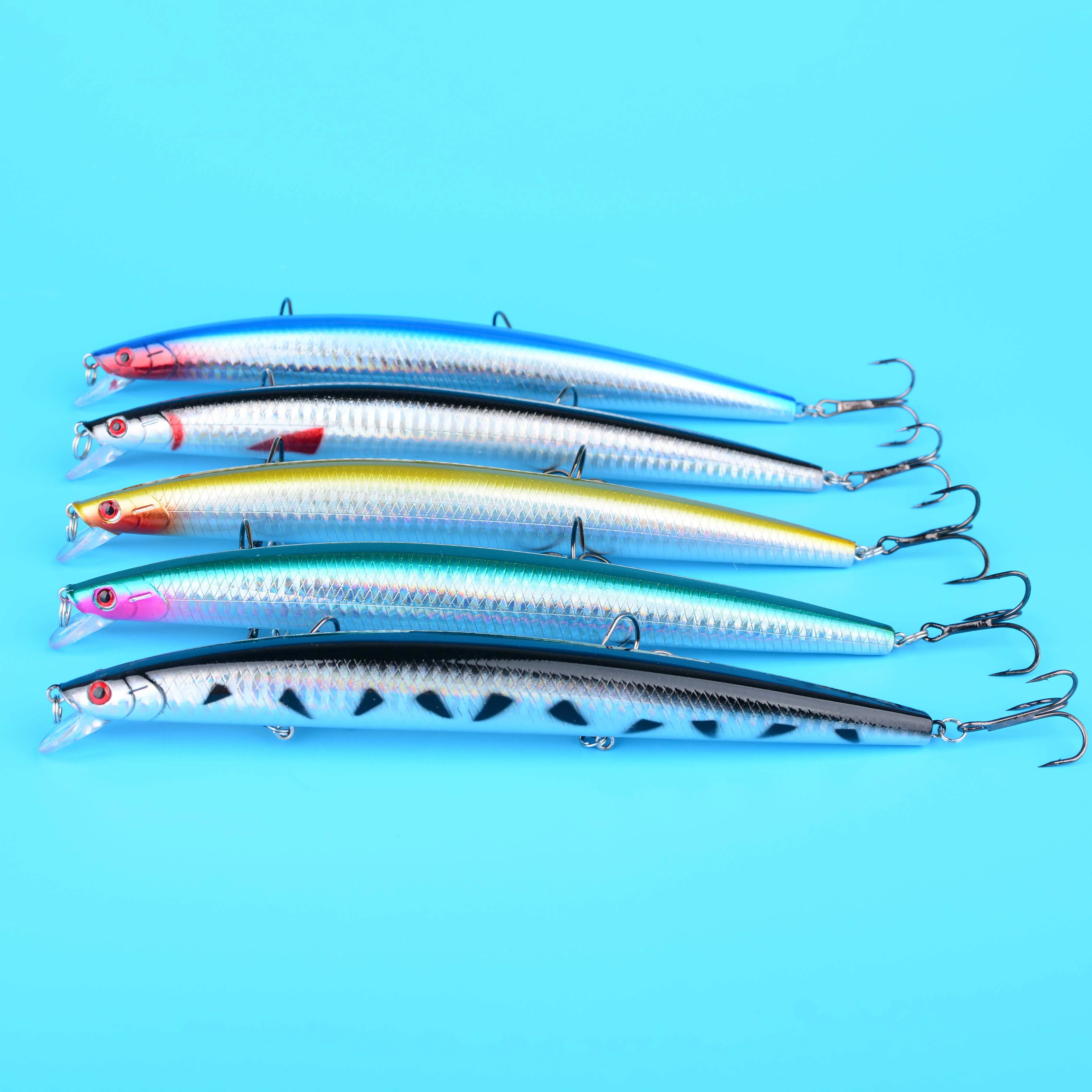 Crankbait Minnow para trucha — señuelo plástico de acción realista - imagen 3