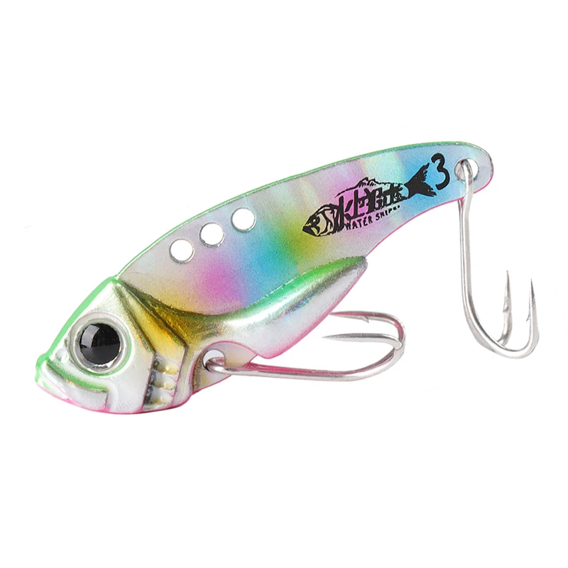 Señuelo de pesca Water SNIPER Metal VIB 3g 5g 7g 10g 14g hoja vibratoria Wobbler hundimiento cebo duro con anzuelos afilados ONA - imagen 3