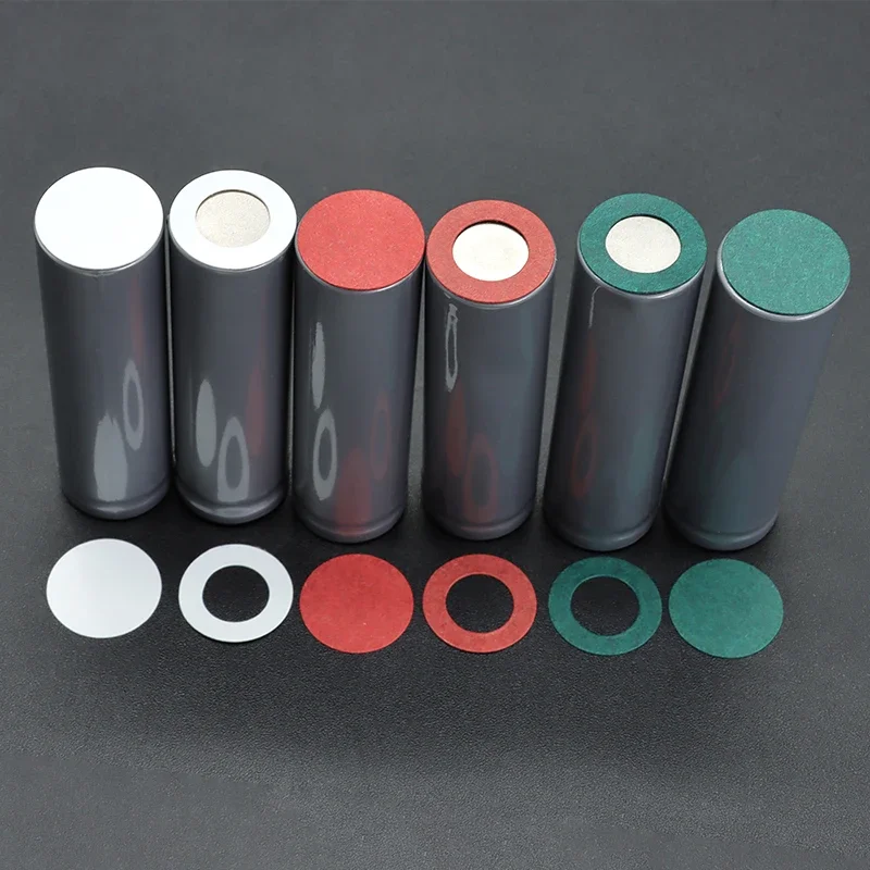 Paquete de juntas de aislamiento de batería de iones de litio 18650 21700 26650, pegamento de papel adhesivo de cebada celular, almohadillas aisladas de electrodos de pescado - imagen 5