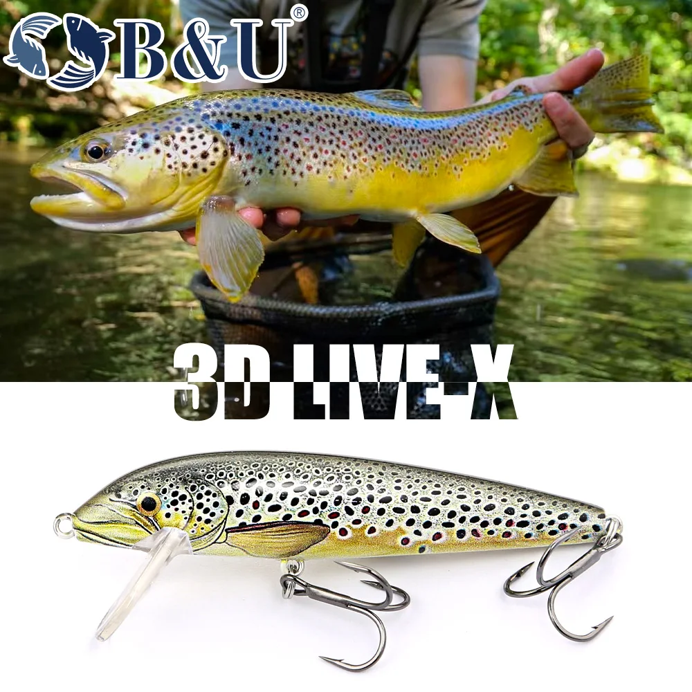 Jerkbait BU Wobbling – Señuelo para lubina, lucio y trucha - imagen 3