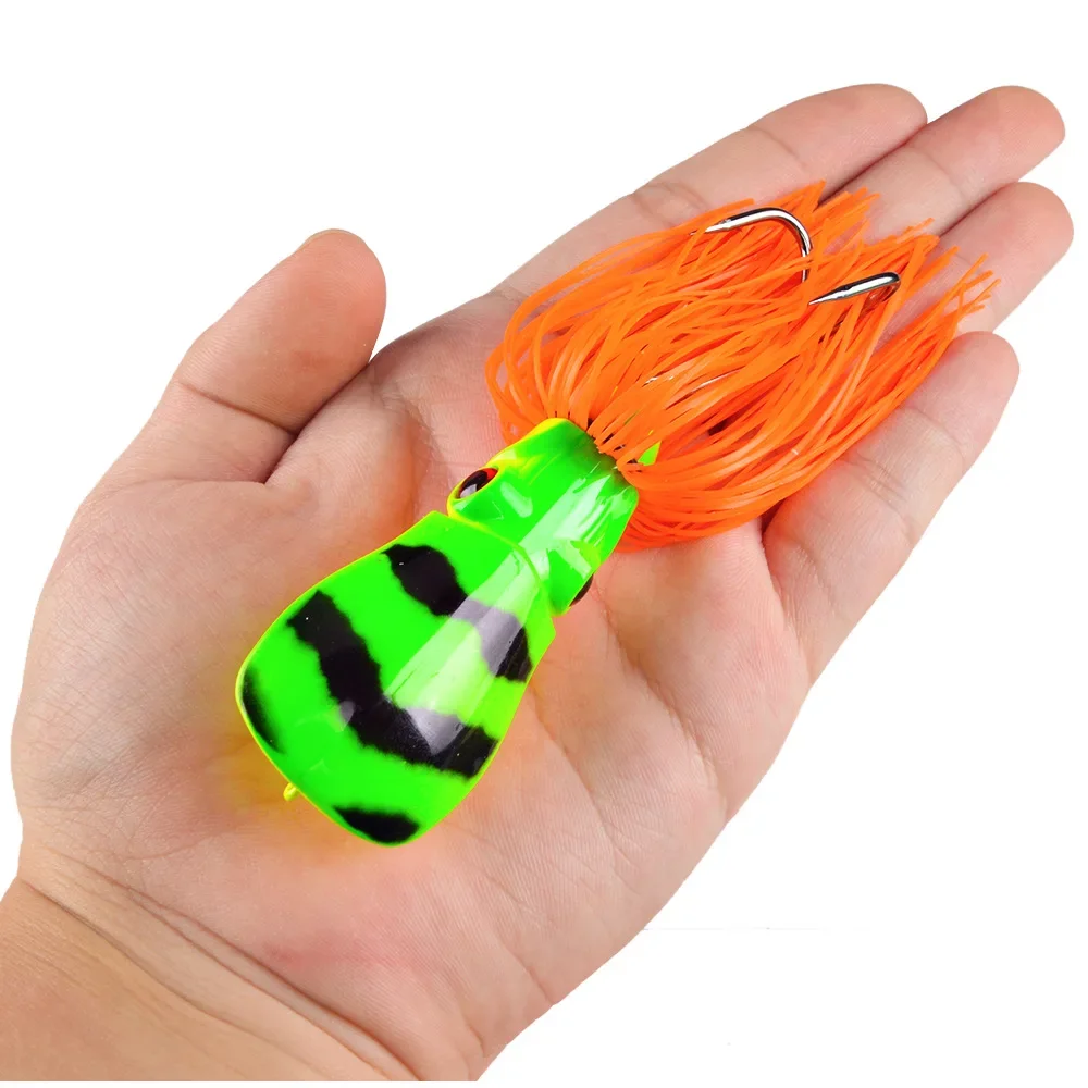 Señuelo de pesca Popper, cebo duro artificial flotante isca, carpa, trucha, aparejos de pesca de mar, 7cm, 16,5g - imagen 4