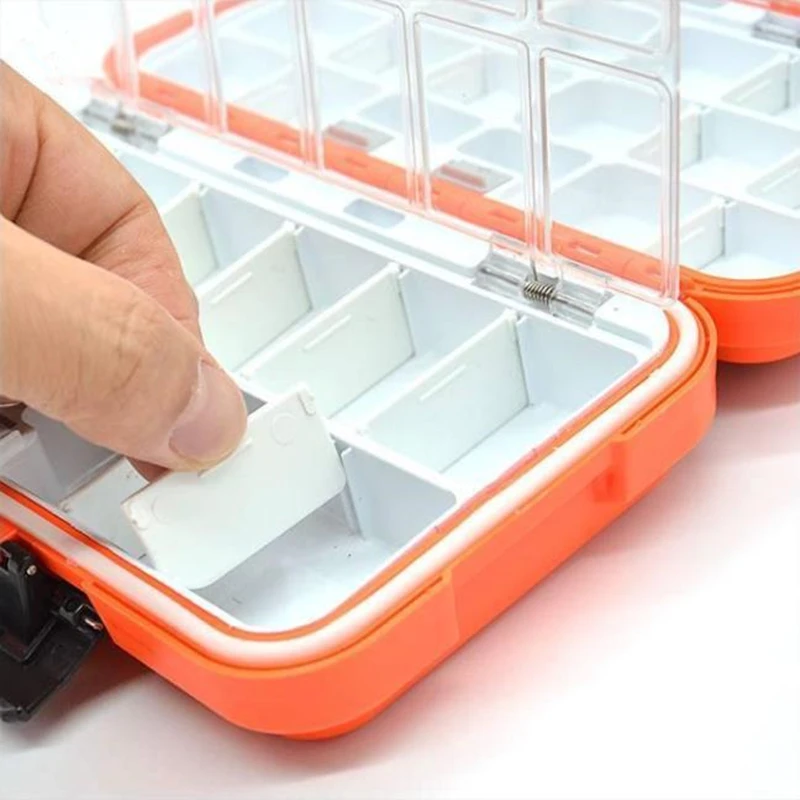 Caja de aparejos de pesca a prueba de agua, accesorios de pesca, caja de almacenamiento de herramientas, anzuelo de pescado, señuelo, cajas de cebo falsas para artículos de pesca de carpa - imagen 5