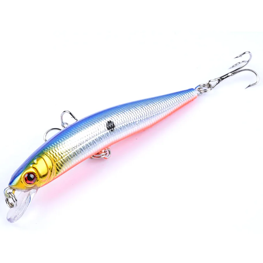 Jerkbait Minnow Crankbaits Señuelos de Pesca Swimbait cebo duro Artificial Wobblers para Lucio curricán, trucha, carpa, aparejos de pesca - imagen 4
