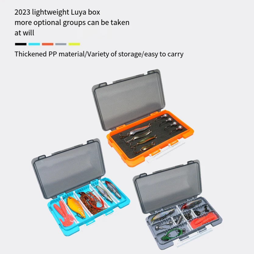 Caja de plástico para aparejos de pesca, organizador de anzuelos, herramienta de almacenamiento para carpa, accesorios portátiles - imagen 5