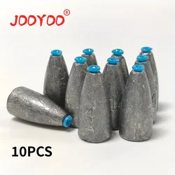 Plomos de bala antienganches 14g y 10g para pesca en roca