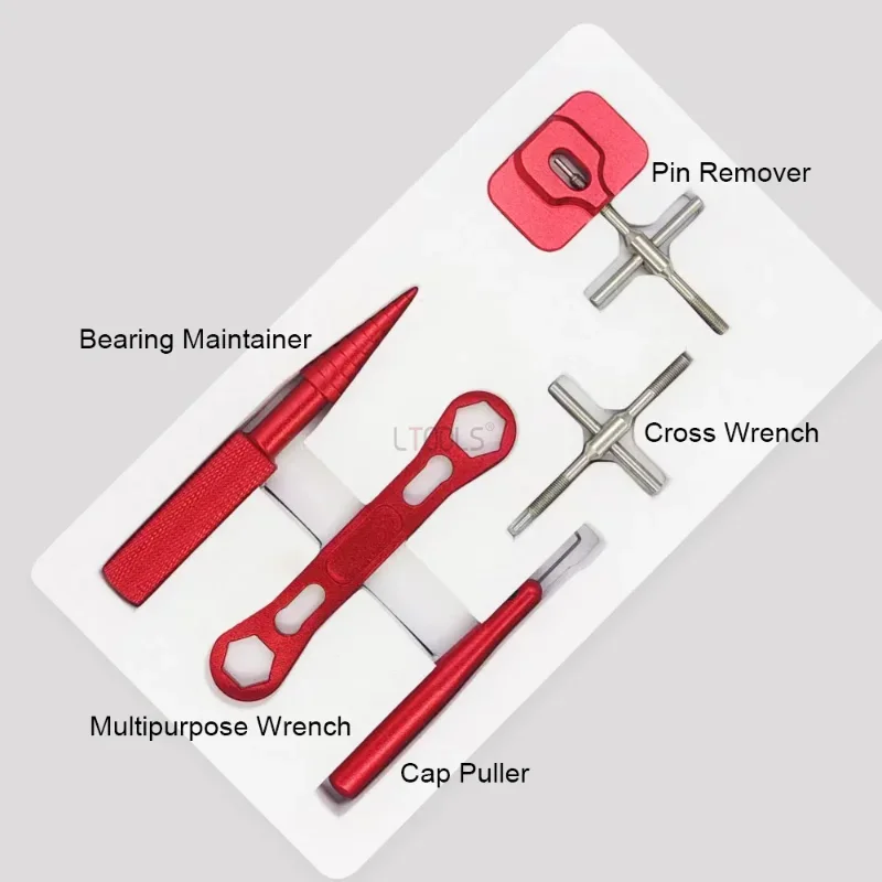 Herramienta de extracción de carrete de pesca, carrete de pesca, Kit de mantenimiento de rueda de gota de agua, Kit de reparación, desmontaje de carrete de mantenimiento modificado DIY - imagen 3