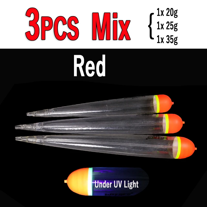 3pcs Red Mix