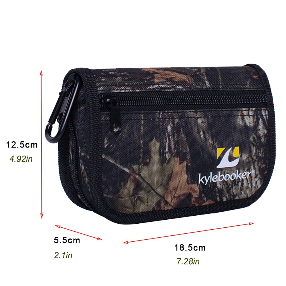 Kylebooker Bolsa de almacenamiento de señuelos de pesca Spinner Baits Estuche tipo billetera - imagen 5