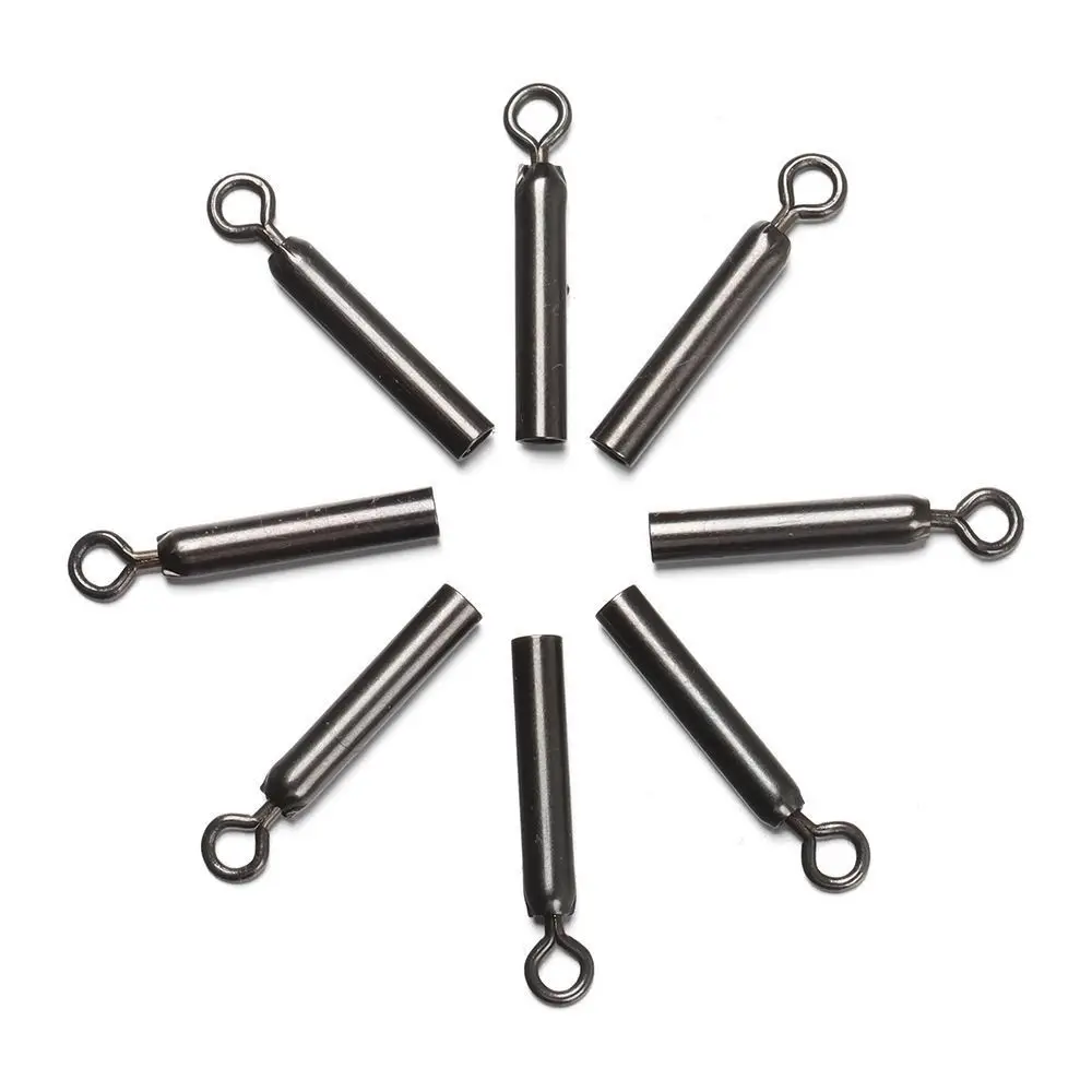 Flotadores de pesca de acero inoxidable, Conector de boya Bobber, accesorios de tipo recto, tubo fijo, 10 piezas - imagen 3