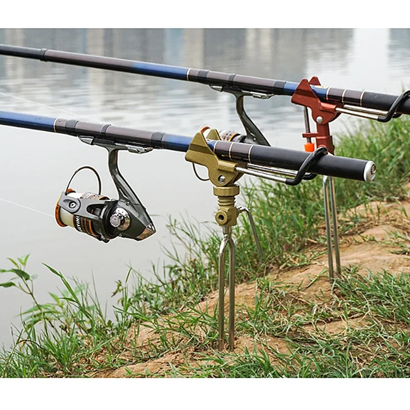 Portacañas torreta universal de aluminio para pesca en mar