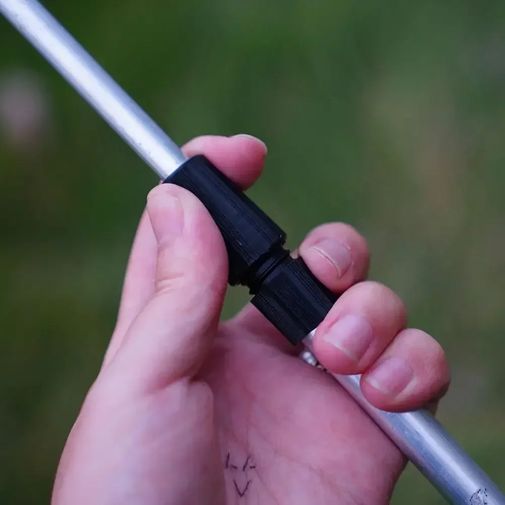 Bankstick de pesca ajustable, soporte de caña extensible, telescópico, accesorios de pesca, 50/80cm - imagen 5