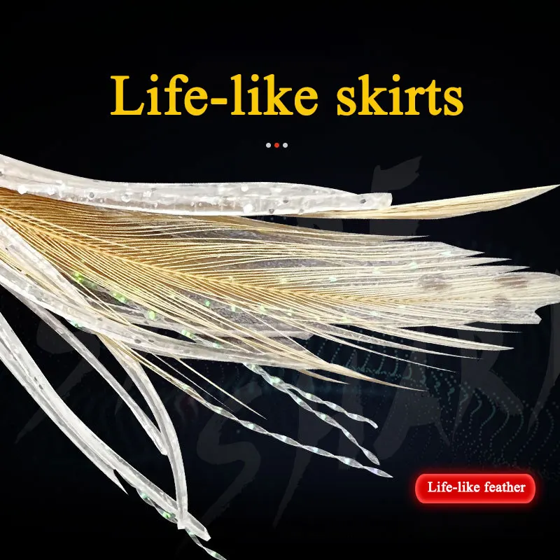 AS Cluster-señuelo blando Bimoo, Plataforma luminosa de Anguila Sabiki, anzuelos de cuerda, señuelos, peces, calamar, caballa, Scad, aparejos de pesca de agua salada - imagen 4